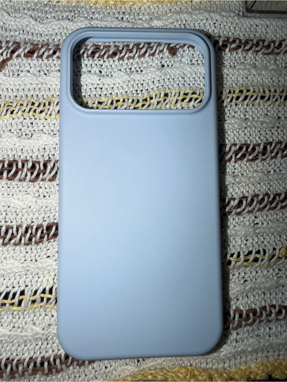 Light Blue Silicone Phone Case - iPhone 17 pro max